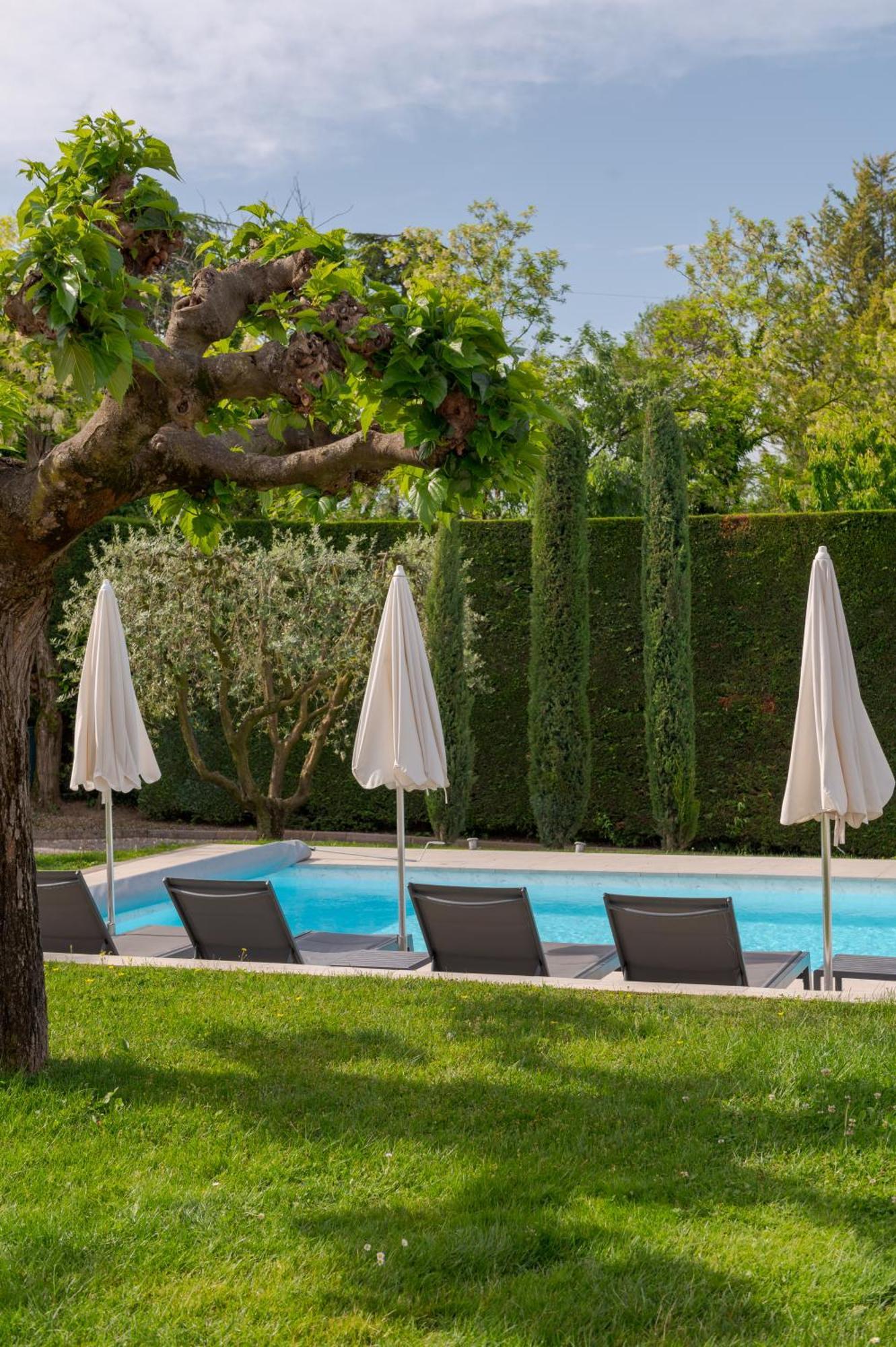 Villa Carini With 3000 Mq Garden & Heated Pool Castelnuovo del Garda Buitenkant foto